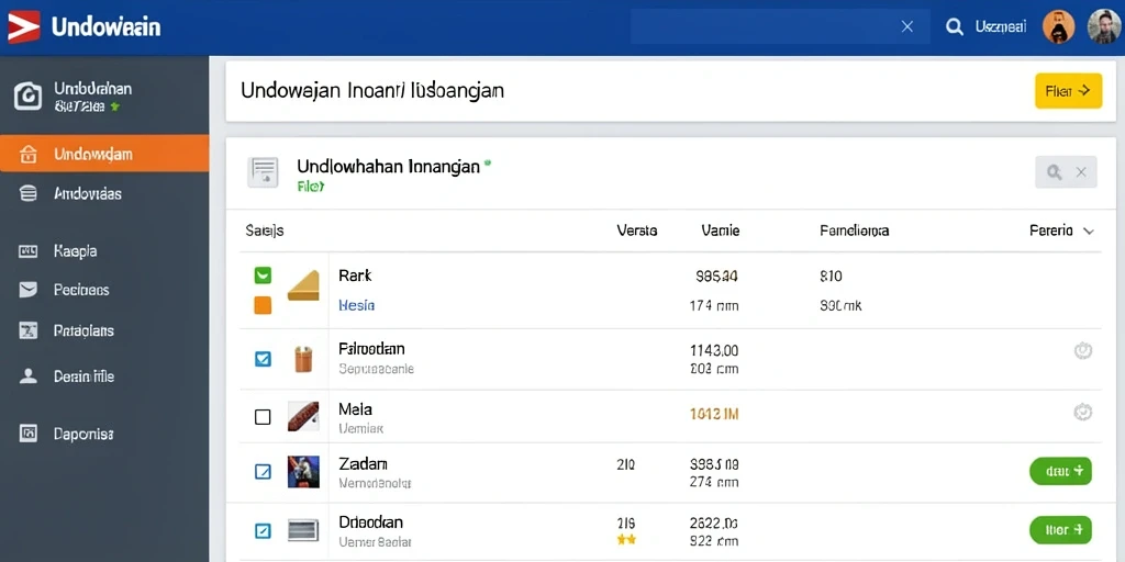 Screenshot menampilkan antarmuka pengguna yang intuitif.