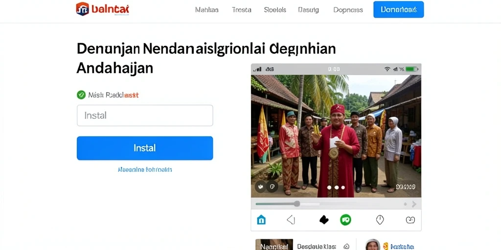 Tampilan antarmuka aplikasi yang menarik dan modern.