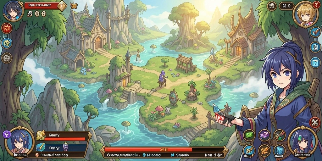 Antarmuka gameplay yang menarik dan mudah digunakan.
