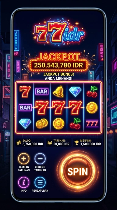 Cuplikan layar menu unduhan 777idr untuk perangkat Android